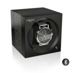 Кутия за самонавиващи се часовници Chronovision One Bluetooth - Argento Silk/Black Silk